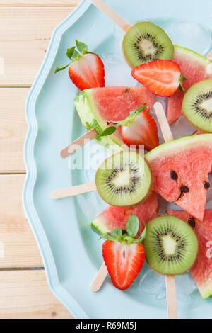 Water melon Popsicles Foto Stock