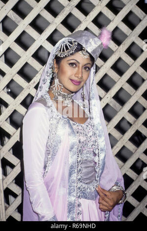 South Asian Indian bollywood hindi attrice cinematografica Shilpa Shetty n. MR Foto Stock