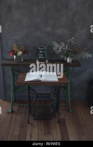 Firma Guest book a Wedding Foto Stock