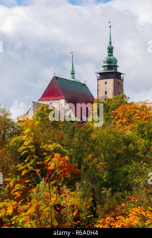 Chiesa di San Giacomo Maggiore in Jihlava, ceco Foto Stock