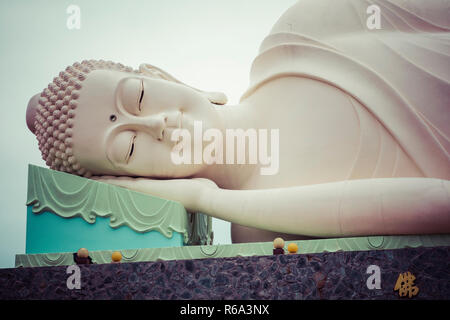 Vinh Tranh Pagoda di My Tho, il Delta del Mekong, Vietnam. Foto Stock