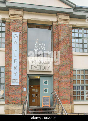 La fabbrica di biscotti art gallery ristorante e il negozio a Newcastle upon Tyne Inghilterra Foto Stock