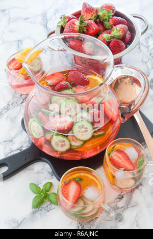 Punzone di fragola Foto Stock
