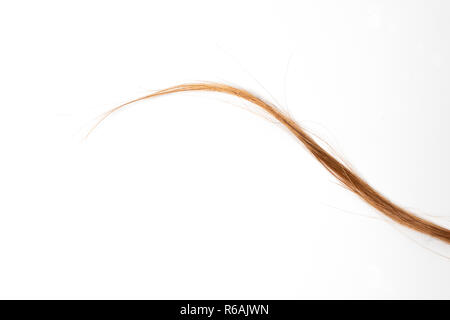 Una ciocca di capelli biondi Foto Stock