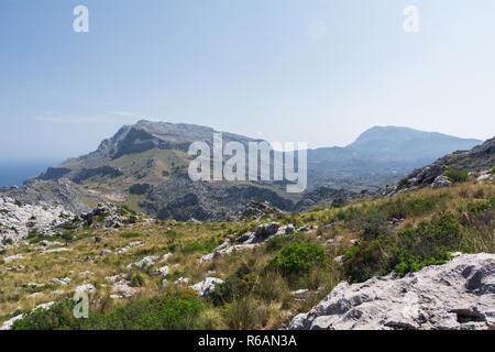 Mallorca, Spagna - 24 Luglio 2013: Nus de la corbata, strada ma-2141 Foto Stock