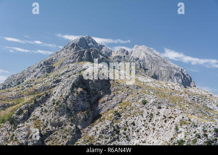 Mallorca, Spagna - 24 Luglio 2013: Nus de la corbata, strada ma-2141 Foto Stock