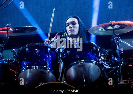 Maneskin esegue live at Fabrique in Milano, Italia, il 23 novembre 2018 Foto Stock