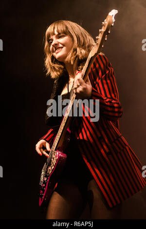 Maneskin esegue live at Fabrique in Milano, Italia, il 23 novembre 2018 Foto Stock
