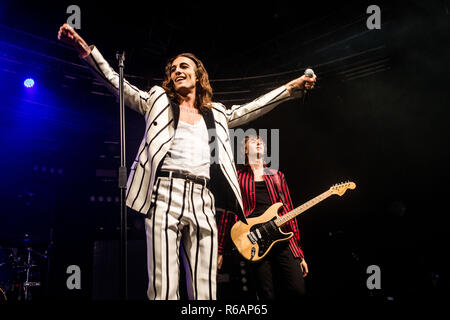 Maneskin esegue live at Fabrique in Milano, Italia, il 23 novembre 2018 Foto Stock