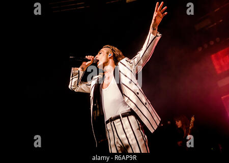 Maneskin esegue live at Fabrique in Milano, Italia, il 23 novembre 2018 Foto Stock