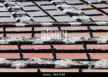 Salines di fuencaliente su la palma Foto Stock