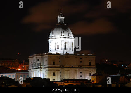 Pantheon Nazionale (Igreja de Santa Engracia, Panteao Nacional), Lisbona, Portogallo. La Chiesa di Santa Engracia è un monastero del XVII secolo un monumento a Lisbona, P Foto Stock