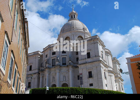 Pantheon Nazionale (Igreja de Santa Engracia, Panteao Nacional), Lisbona, Portogallo. La Chiesa di Santa Engracia è un monastero del XVII secolo un monumento a Lisbona, P Foto Stock