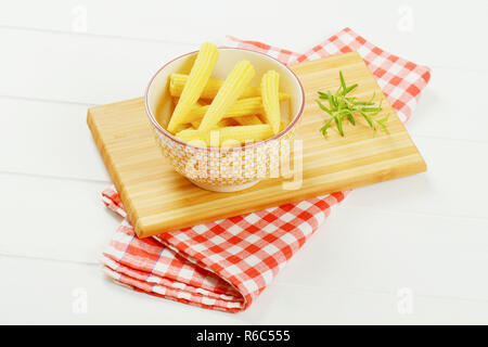 Sweet Baby corn Foto Stock