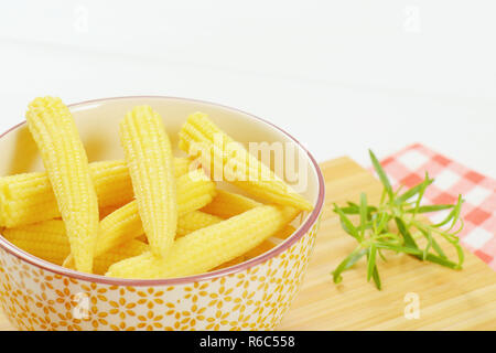 Sweet Baby corn Foto Stock