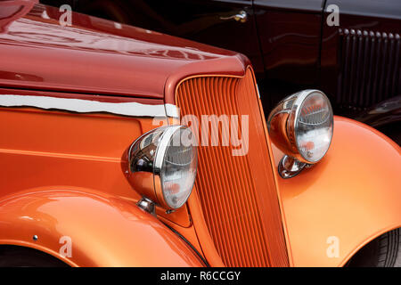 1934 Ford berlina Tudor street asta. Hotrod Americano Foto Stock