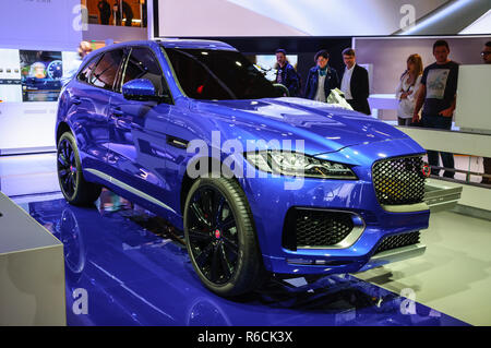 Francoforte - Settembre 2015: Jaguar F-ritmo CX-17 Sport RS presentato al IAA International Motor Show il 20 settembre 2015 a Francoforte, Germania Foto Stock