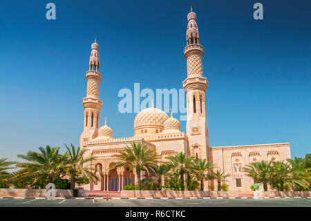 Moschea in Dubai Emirati Arabi Uniti Foto Stock