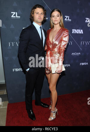 New York, NY, STATI UNITI D'AMERICA. 4° dic, 2018. Brinkley Jack Cook e Nina Agdal al XXXII FN Achievement Award presso la IAC Building di New York City il 4 dicembre 2018. Credito: John Palmer/media/punzone Alamy Live News Foto Stock