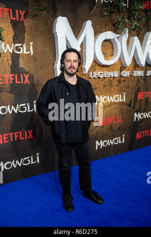 Londra, Regno Unito. 04 Dic, 2018. Edgar Wright assiste una speciale proiezione di Netflix "owgli: la leggenda della giungla' presso il Curzon Mayfair. Credito: SOPA Immagini limitata/Alamy Live News Foto Stock