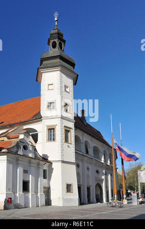 La Slovenia, Maribor, Maribor Castle è un castello o piuttosto di un palazzo della città di Maribor in Slovenia Foto Stock