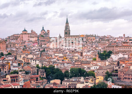 Cattedrale di Toledo, Castilla La Mancha, in Spagna Foto Stock