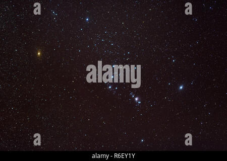 Costellazione di Orione Foto Stock