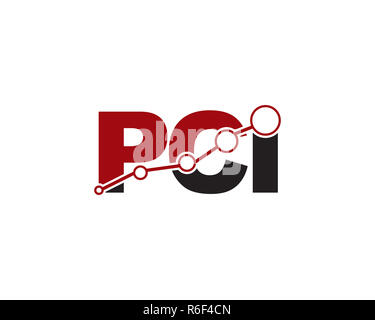 Pci logo lettera Foto Stock