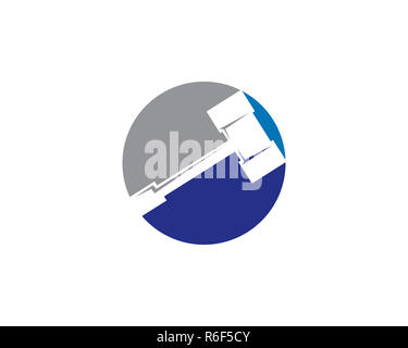 Il logo di legge Foto Stock