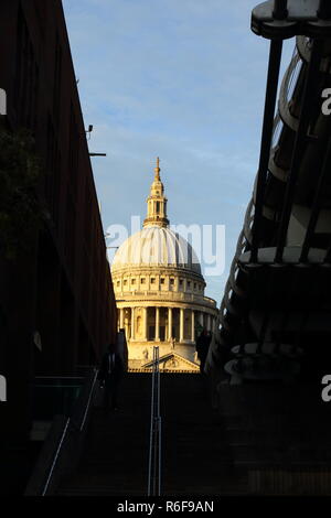 St Pauls Cathedral di Londra. Foto Stock