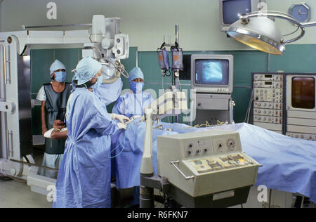 sala operatoria, sala operatoria, ospedale Foto Stock