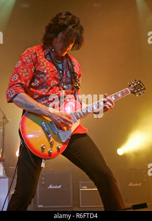 Dean cetta con Stone Temple Pilots esegue in concerto al Seminole Hard Rock Hotel & Casino in Hollywood Florida il 20 agosto 2008. Foto Stock