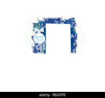 Natale cristiano scena della natività del Bambino Gesù Illustrazione Vettoriale