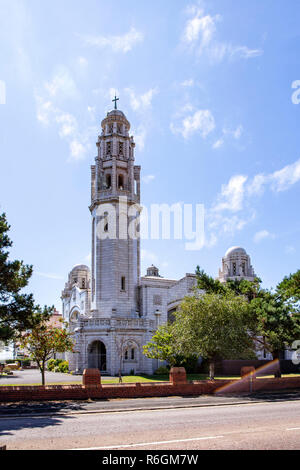 Fairhaven Regno chiesa riformata, la chiesa bianca a Lytham St Annes LANCASHIRE REGNO UNITO Foto Stock