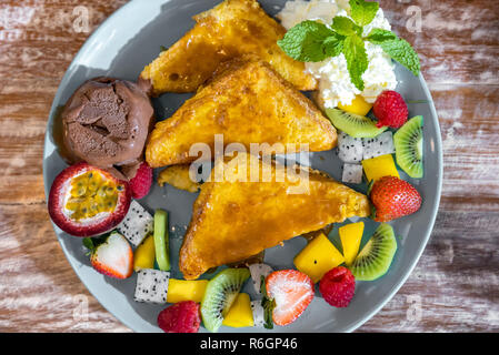 Toast alla francese Foto Stock