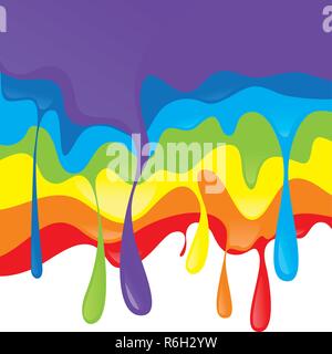 Rainbow design, abstract illustrazione vettoriale Illustrazione Vettoriale