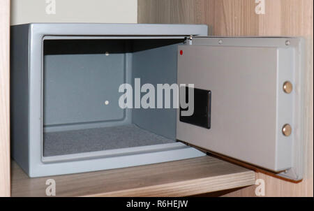 Aprire hotel cassaforte Foto Stock