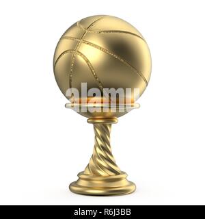 Gold Cup Trofeo basket 3D Foto Stock