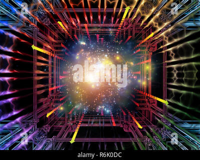 Anticipo di Quantum Space Foto Stock