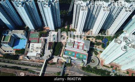 Hong Kong grattacielo Foto Stock
