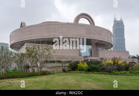 Il Museo di Shanghai di arte cinese esterno dell'edificio Foto Stock