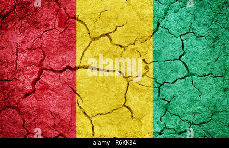 Repubblica di Guinea bandiera Foto Stock