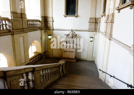 L'Italia, Milano, Palazzo Brera 'Accademia di Belle Arti e la Biblioteca Nazionale Braidense' Foto Stock