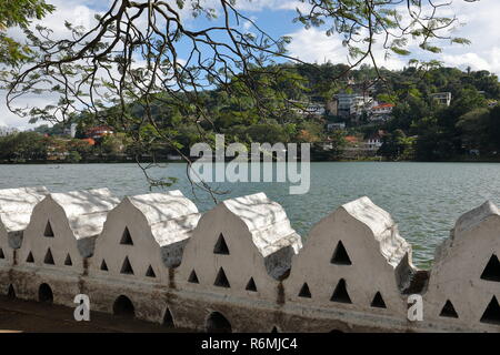 Il bogambara lago di Kandy in sri lanka Foto Stock