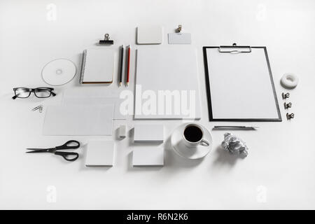 Corporate identity mock up Foto Stock