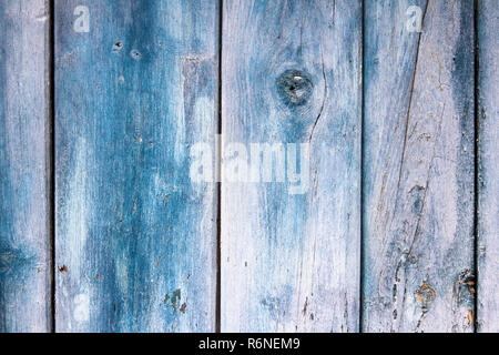 Tavole con blu sfumato colore - texture di legno utile come sfondo vintage Foto Stock