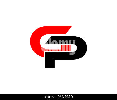 Gp logo lettera Foto Stock