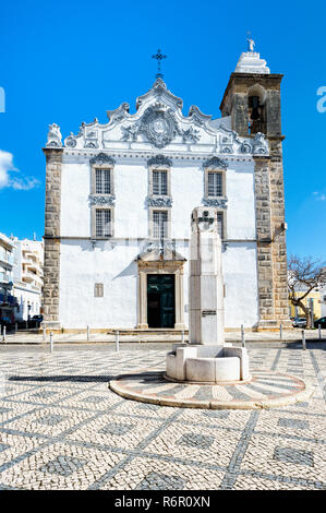 Matriz di Nossa Senhora do Rosario Chiesa, Olhao, Algarve, PORTOGALLO Foto Stock