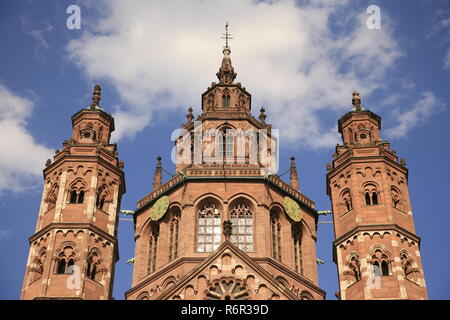 DEU Deutschland, Renania-Palatinato, Mainz, Altstadt, Dom St Martin Foto Stock