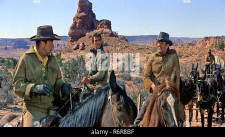 RIO CONCHOS 1964 XX Century Fox Film con da sinistra: Richard Boone, Anthony Franciosa, Stuart Whitman Foto Stock